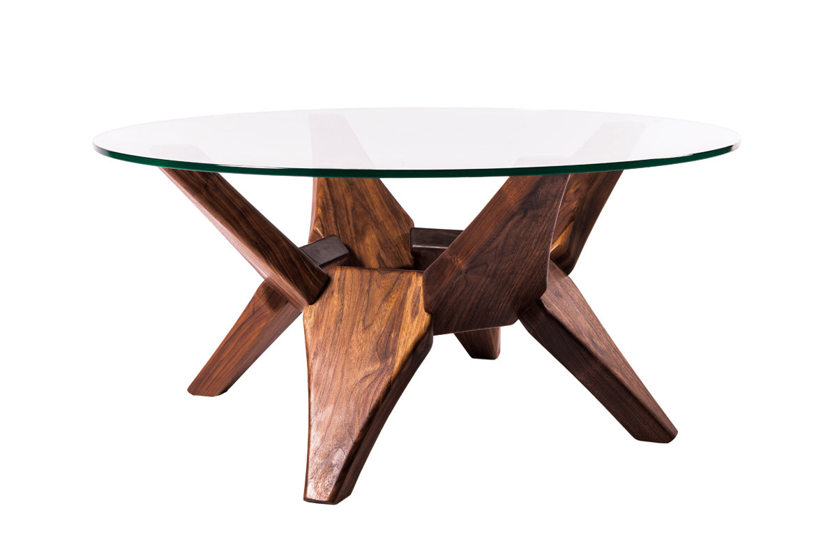 KOMA Glass Low Table